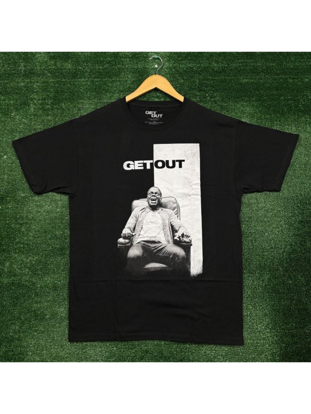 Get Out T-Shirt Size Large